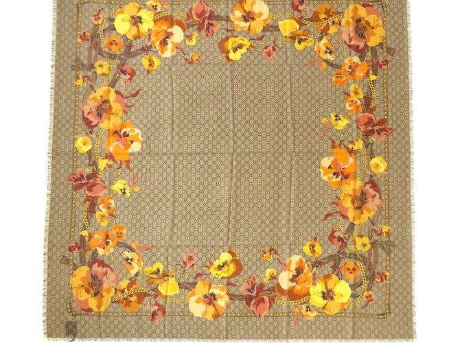 Gucci sciarpa floreale nuova