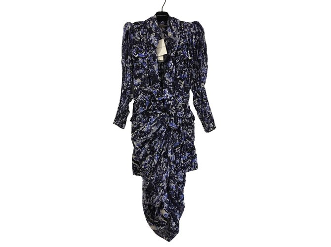 Balenciaga Dresses Blue Silk  ref.67496