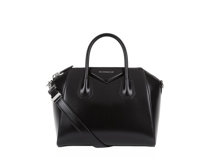 Givenchy Antigona Black Leather  ref.67556