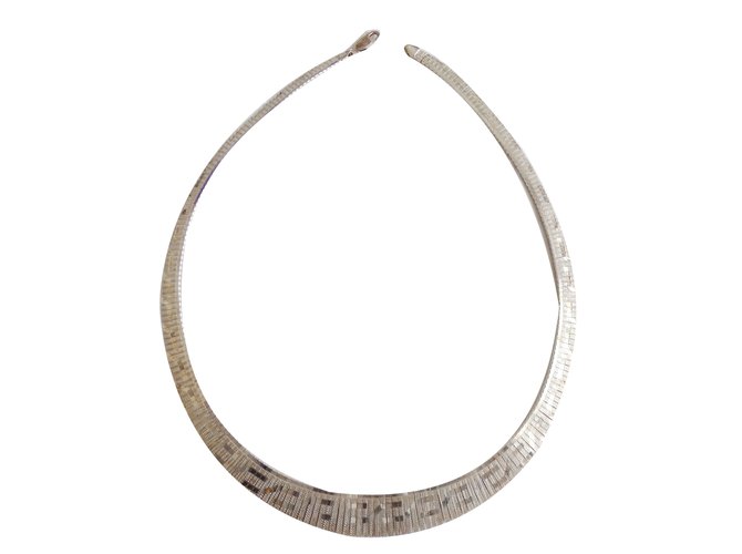 Autre Marque Maty Necklace Silvery Silver  ref.67739