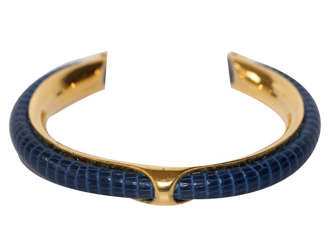 Hermès Bracelets Blue Leather  ref.67742