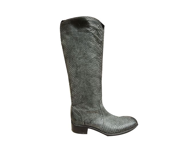 Bottes Sartore en Python Gris