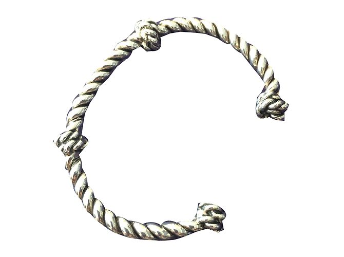Aurelie Bidermann Twist Armband versilbert