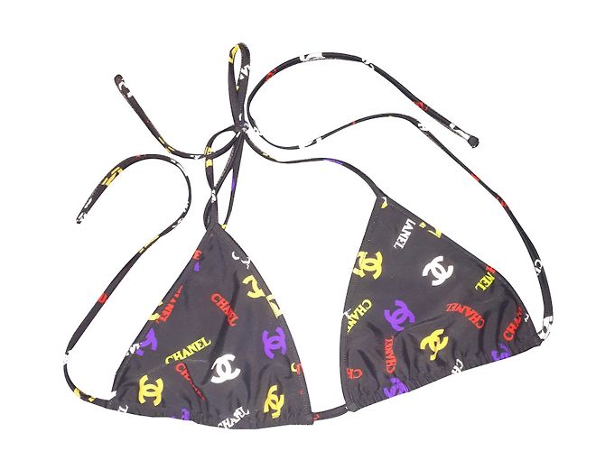 Chanel Badebekleidung Schwarz
