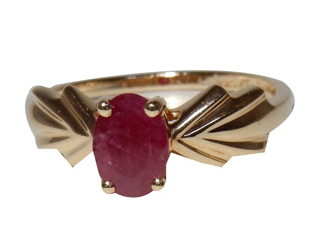 Autre Marque Ring Red Yellow gold  ref.67818