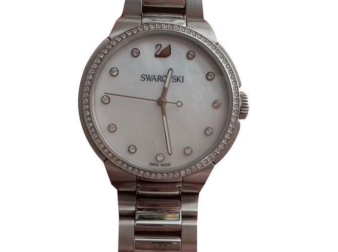 Swarovski Feine Uhren Silber  ref.67828