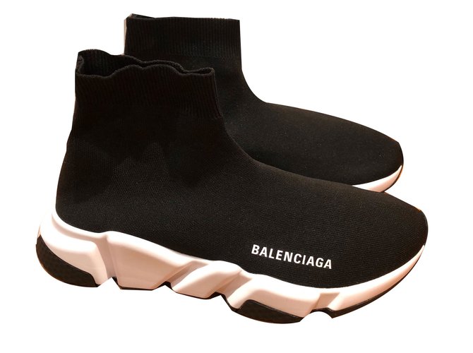 Balenciaga Sneakers veloci Nero  ref.67830