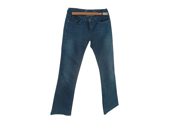 Autre Marque Vaqueros Wrangler Megan en denim bruto azul