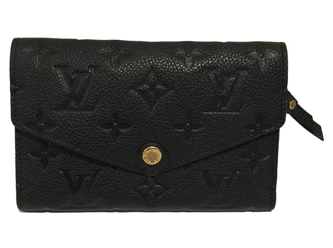 Louis Vuitton Wallets Black Leather  ref.67862