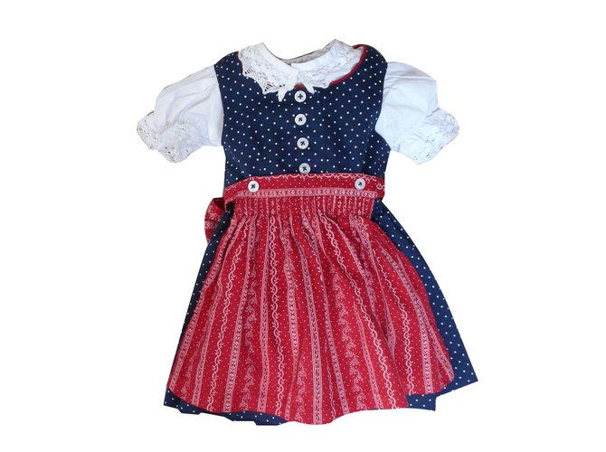 Autre Marque Turi Outfit White Red Navy blue Cotton  ref.67878