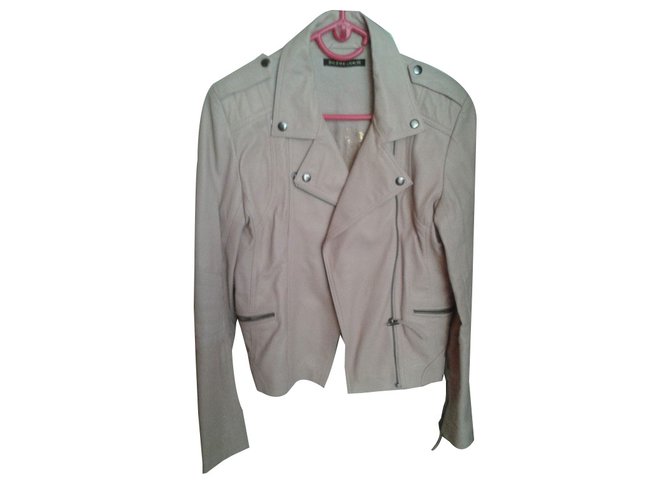 Berenice Biker jacket Pink Leather  ref.67886