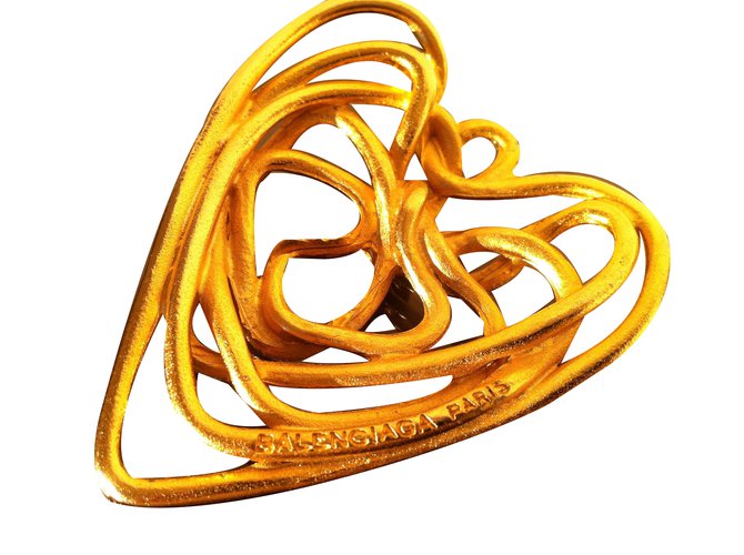 Balenciaga Pendant necklaces Golden Metal  ref.67907