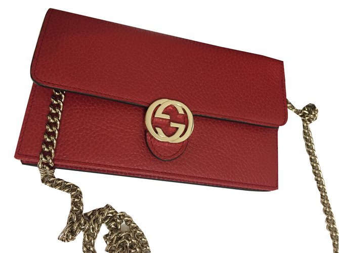 gucci chain wallet bag