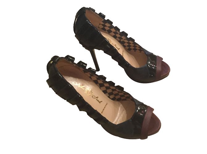 Autre Marque Leder Pumps Mehrfarbig Größe 38 Mehrfarben