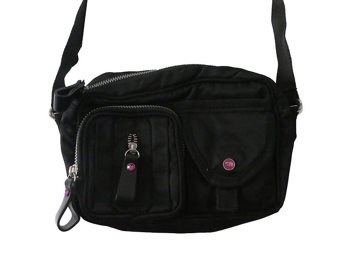 Borsa a tracolla Sonia Rykiel nera in tessuto Nero