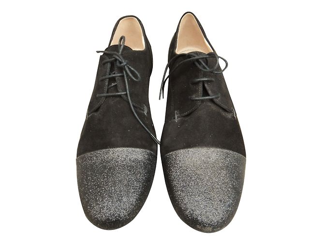 Autre Marque Derbies Navyboot Noir Daim