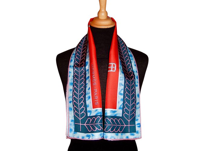 Hermès Sciarpa seta Multicolore