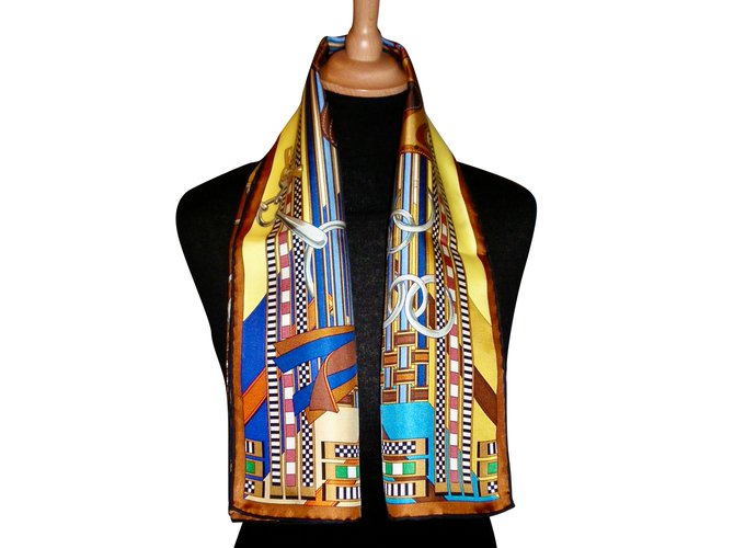 Hermès sciarpe Multicolore Seta  ref.68234