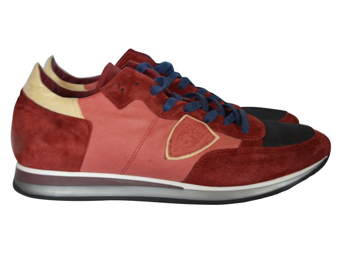 Philippe Model Sneakers Purple Leather ref.68389 - Joli Closet