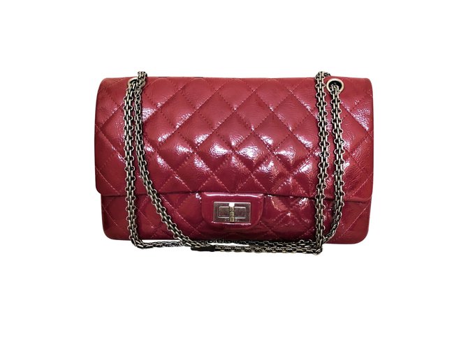 Chanel 2.55 Red Patent leather  ref.68440