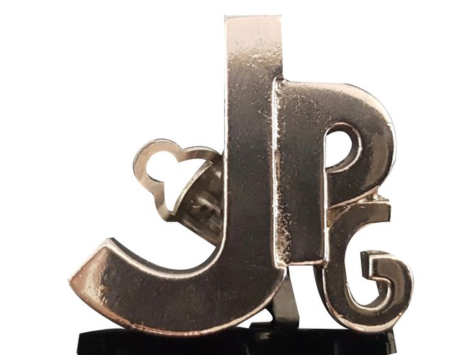 Jean Paul Gaultier Clip-on earrings Silvery Metal  ref.68495