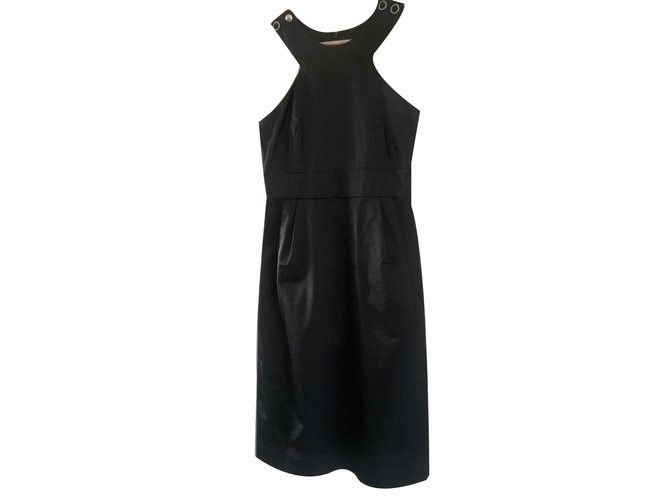 Claudie Pierlot Dress Black Cotton  ref.68573