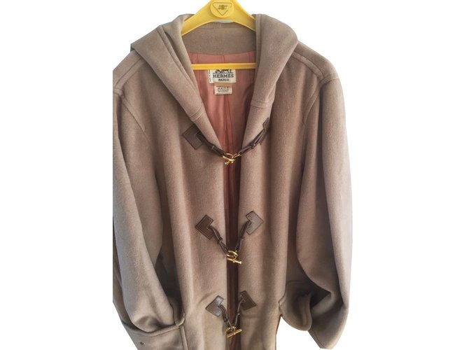 Hermès Coat Beige Cashmere  ref.68600