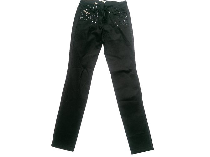 Diesel Jeans Black Cotton Elastane  ref.68628