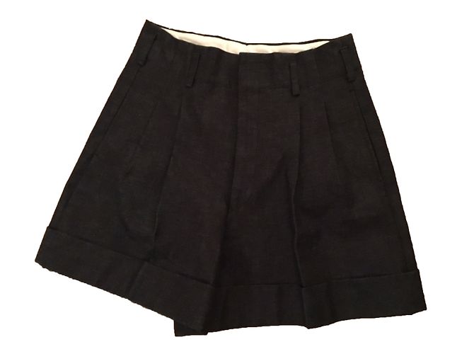 Shorts de algodão cinza Comme Des Garcons