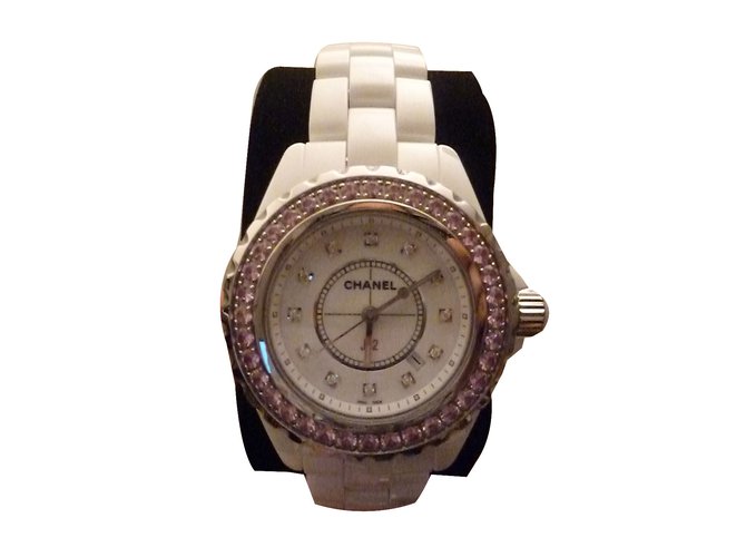Chanel J12 orologio Bianco  ref.68687