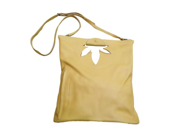 Autre Marque Sac Dognin Cuir Jaune  ref.68766