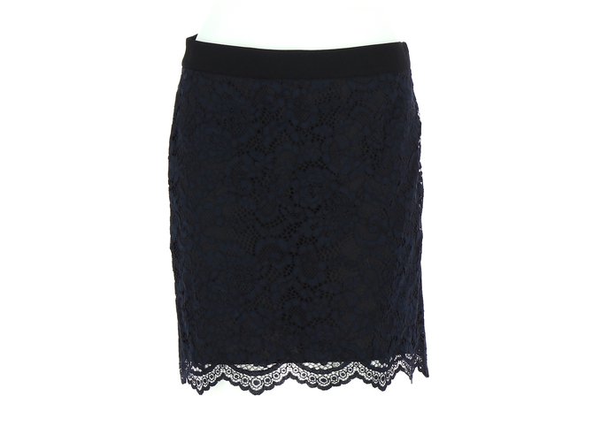 Claudie Pierlot Skirts Blue Cotton  ref.68773