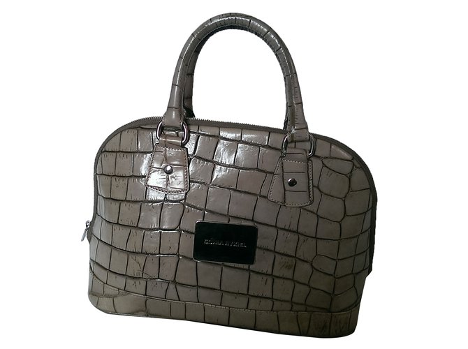 Sonia Rykiel Handbag Beige Leather  ref.68791