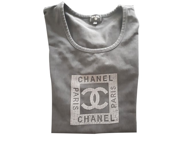 Chanel Vintage Coton Noir  ref.68794