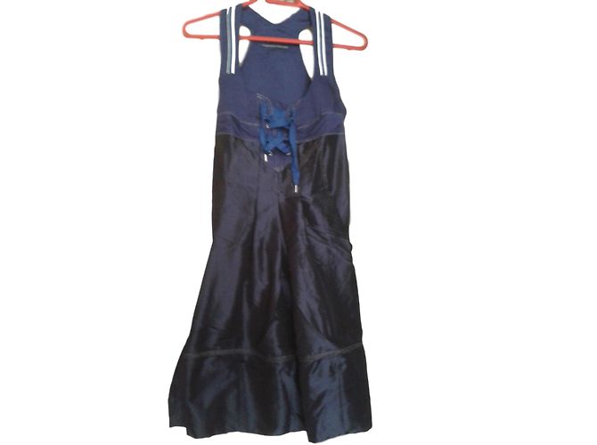 Marithé et François Girbaud Kurzes Kleid Marineblau