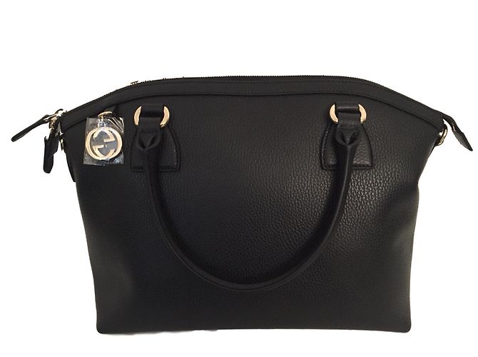 Gucci Handtasche aus schwarzem Leder