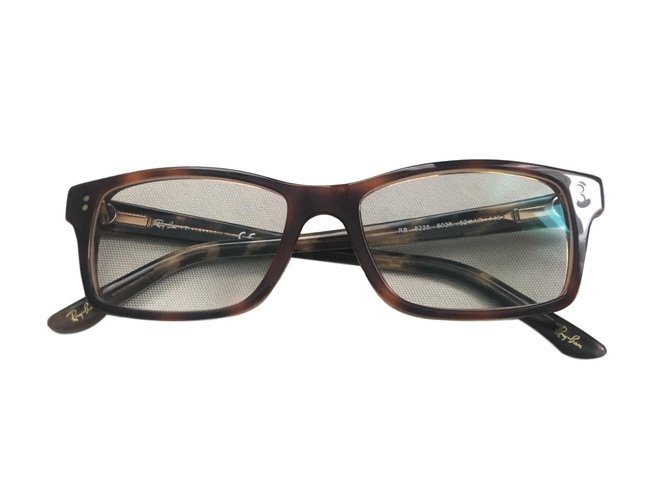 Ray-Ban Glasses Dark brown Plastic  ref.68846