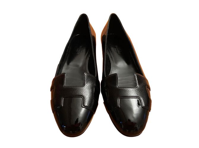 Hermès Nice Ballet flats Black