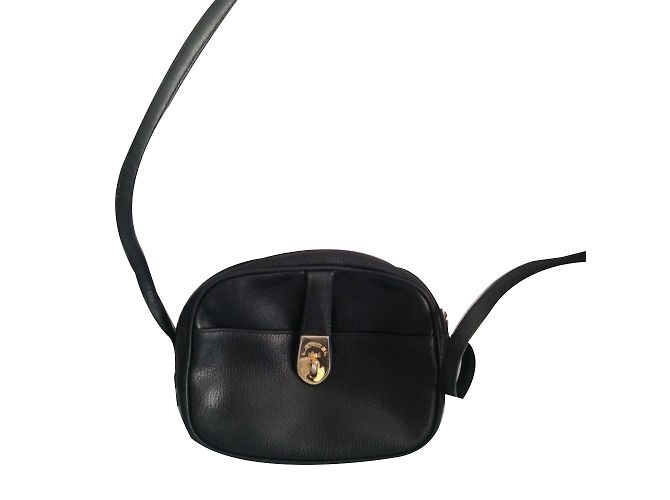 Borsa a mano Lancel in pelle nera Nero