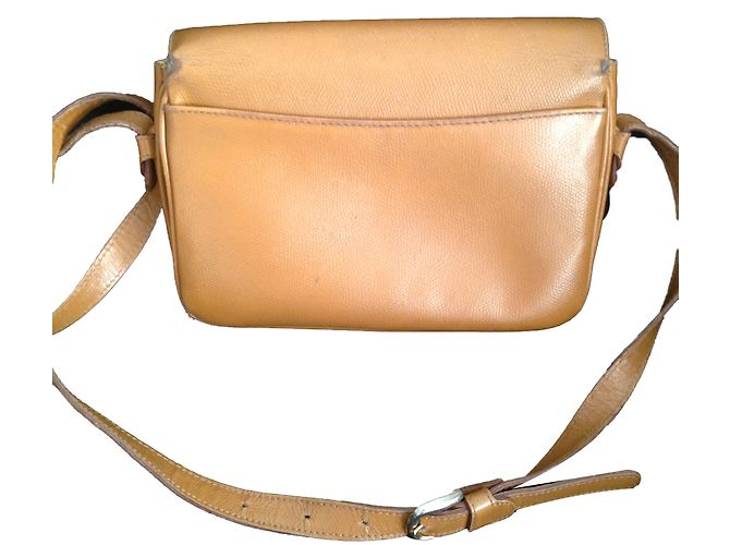 Lancel Tasche Leder Karamell