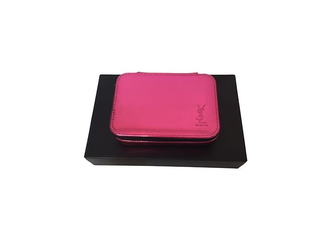 Clutch Vanity Yves Saint Laurent Rosa Metallizzato