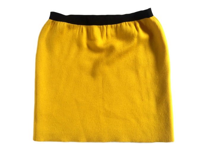 Marc Jacobs Skirt Yellow Silk Cashmere  ref.69097