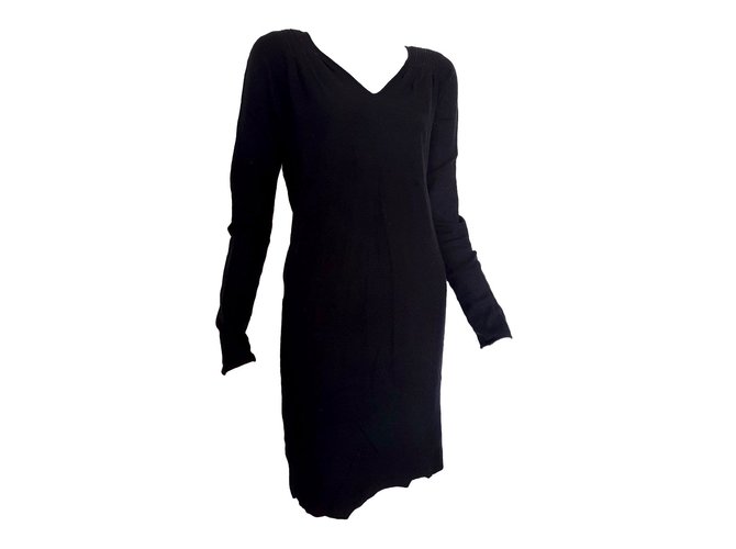 Autre Marque SUD EXPRESS Dress Black Cotton Wool  ref.69129