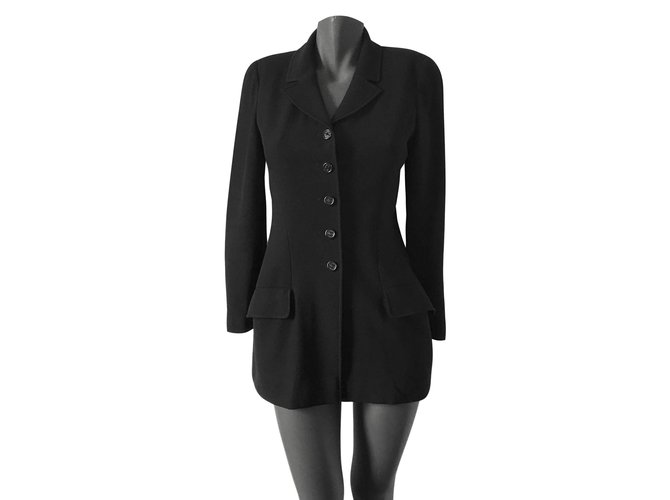 Chanel Jacket Black Wool  ref.69147