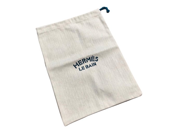 Hermès Travel bag Beige Cotton  ref.69214