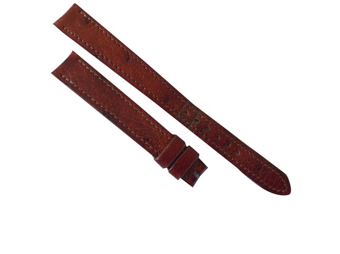 Hermès Watch bracelet Brown Exotic leather  ref.69450