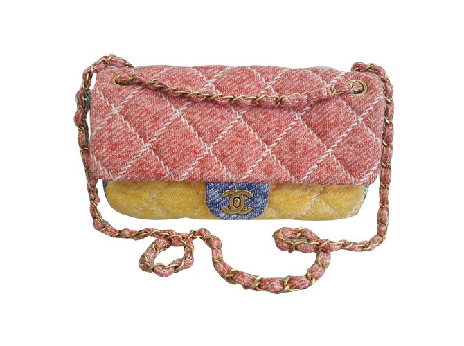 Chanel Timeless Multiple colors Wool  ref.69454