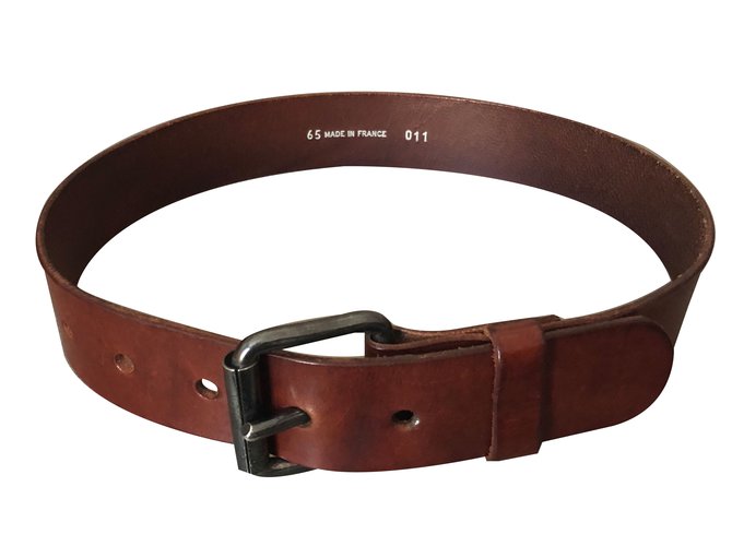 Autre Marque Belts Dark red Leather  ref.69455
