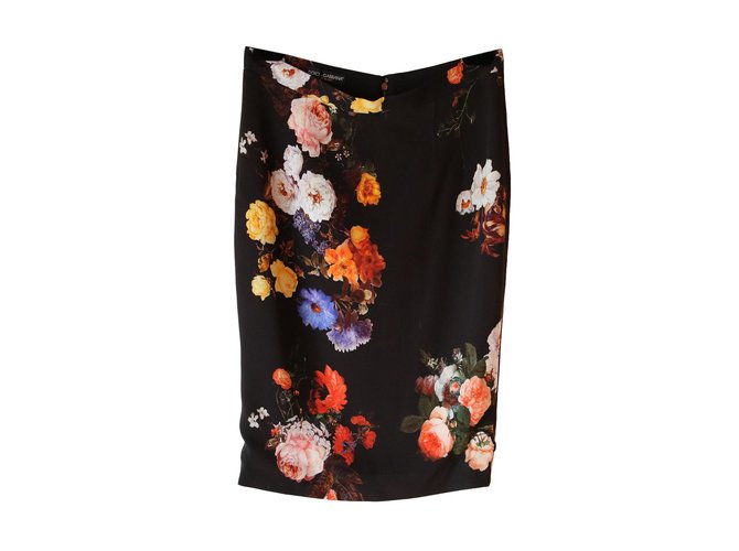 Dolce & Gabbana skirt Black Viscose  ref.69519