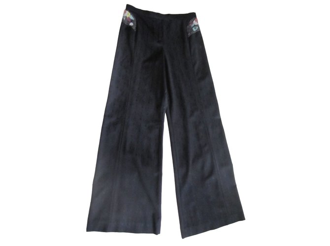 Christian Lacroix pantalon Noir  ref.69560